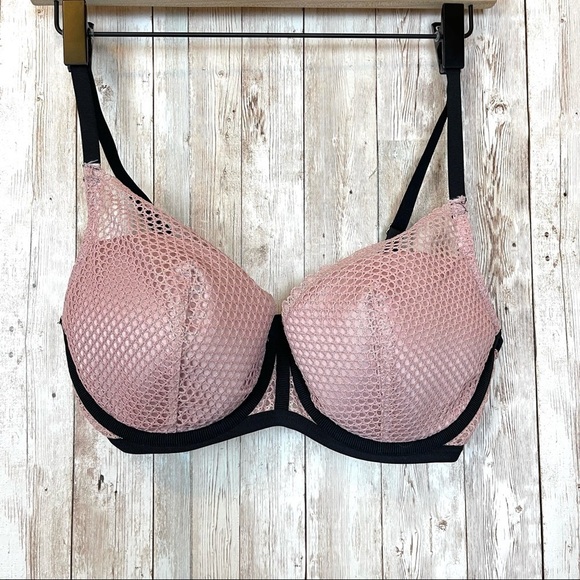 Victoria’s Secret Mesh Plunge Bra Size 36D Women - Picture 1 of 11